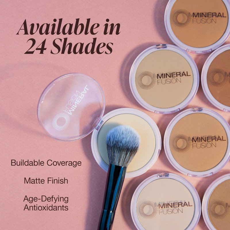 Mineral Fusion Pressed Powder Foundation, Neutral 2 - Fair/Med Skin