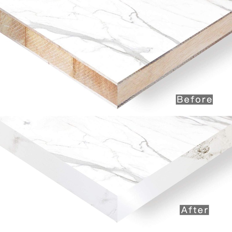ZYJT Marble Edge Banding 1 1/2" x 25ft Non Glued
