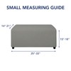 PureFit Super Stretch Soft Form Fit Ottoman Cover Rectangle -