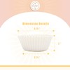 qiqee Jumbo White Cupcake Liners Cupcake Cups Muffin Liner 300-Count