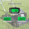 HonorMeet Digital Tachometer for Small Engines, Green and Red Backlight,