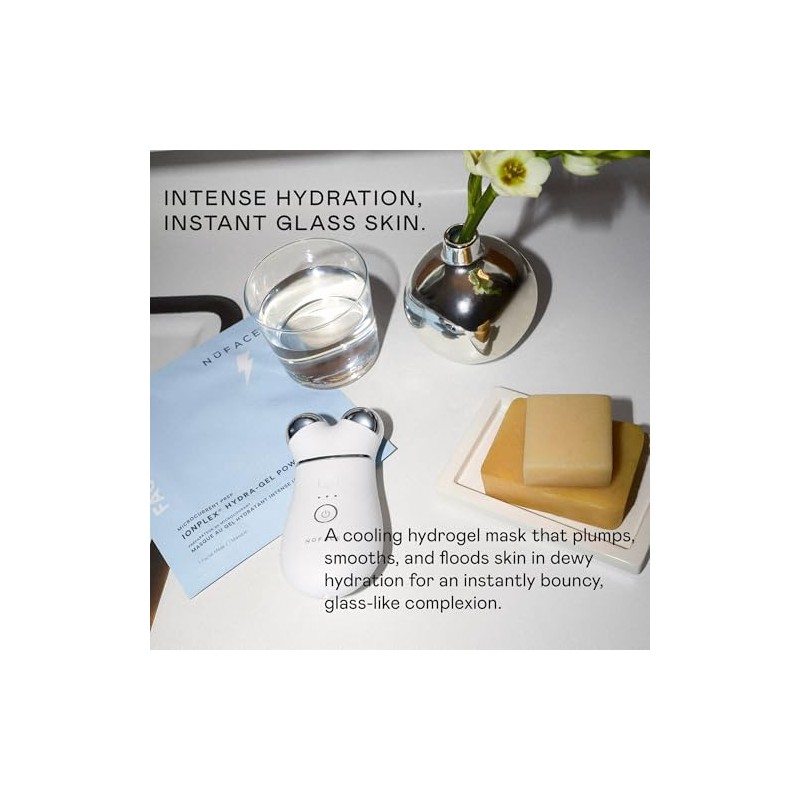 Nuface Mascarilla Facial de Hidrogel Ionplex Hydra-gel Power Mask