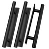 Opfiue 10 PCS Self-Stick Push Pull Helper ABS Plastic Handle,