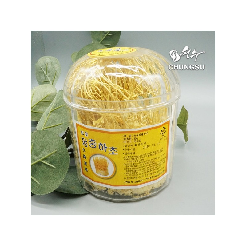 1 container of domestic yellow snowflake Cordyceps, 40g Japonica mycelium