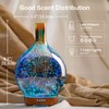 Porseme Essential Oil Diffuser 3D Glass Aromatherapy Ultrasonic Humidifier -