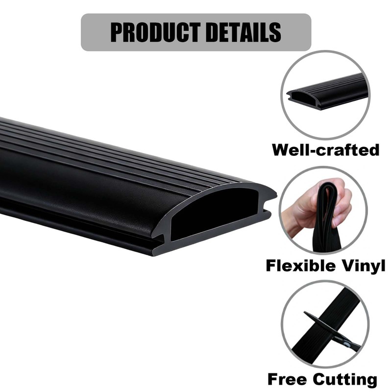 Door Threshold Vinyl Seal Replacement - Bryxium 2 Pcs 36