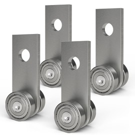 Trolley Assembly,2 Wheel Trolley Rollers for Use with 1-5/8" Wide and All 1-5/8" or Taller Strut Channel (Pack of 4)…