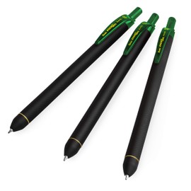 Pentel Energel BL437R1 Retractable Gel Ink Rollerball Pen - 0.7mm Nib - Green - Pack of 3