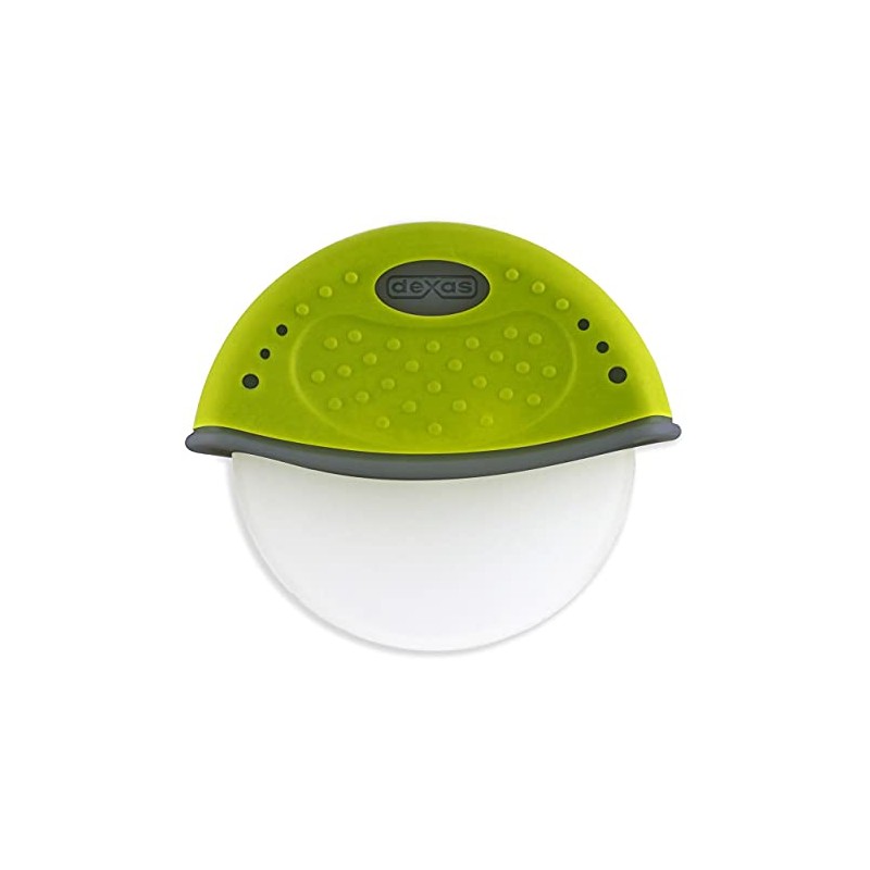 Dexas One Handed Rolling Pizza Cutter, Green
