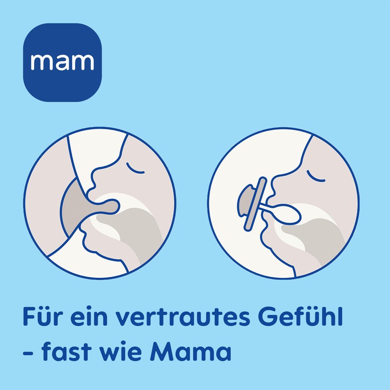 MAM Original Dummy, Latex Dummy, 6-16 Months, Breastfeeding Friendly Baby