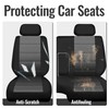 Fioqe 60/40 Split Bench Seat Covers for Toyota Pickup 1989-1994,