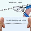 Beaded Pull Chain Extension with Connector, 20 Feet Beaded Roller