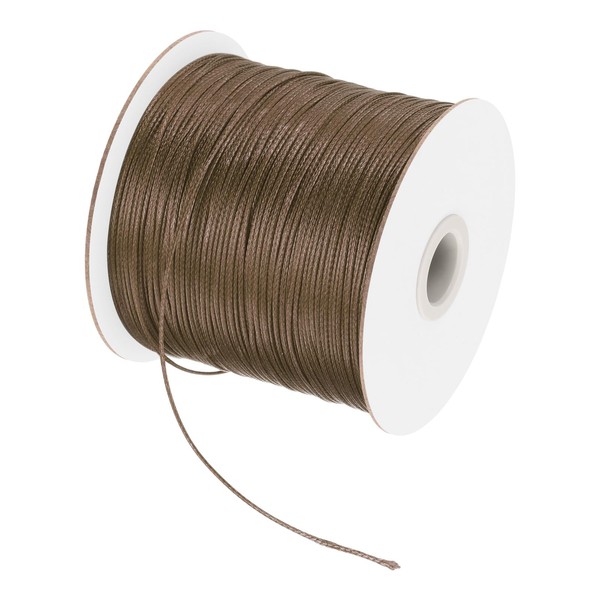 MECCANIXITY Waxed Cord 0.5mm Waxed Polyester Cord 175 Yard Wax