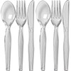 Basic Cutlery Collection, Sapphire Settings Clear Cutlery Combo Box -