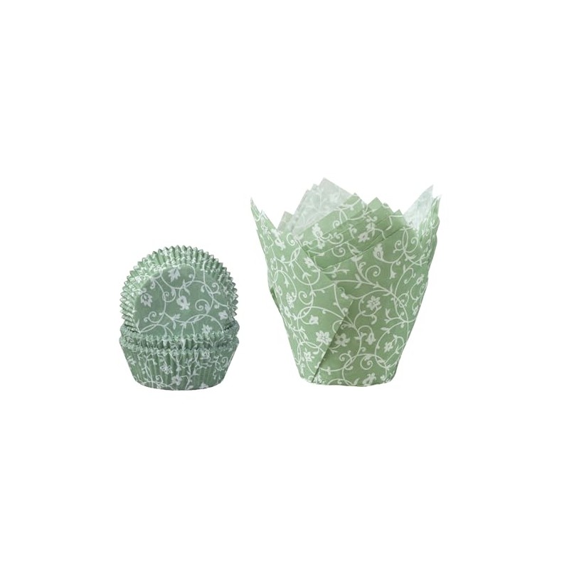 Demmler Muffin Cases - Cupcake Cases Set in Jade Made