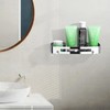 Shower Corner Shelf, Bathroom Shelves, Rustproof Thickened Stainless steel, Wall