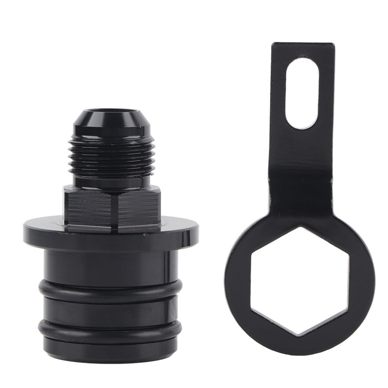 10AN Breather Fitting Adapter Black Aluminium Alloy Lightweight for Oil