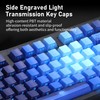 ZORNHER ZH980 Wireless Mechanical Gaming Keyboard,95% Blue Hot-Swappable Custom Creamy