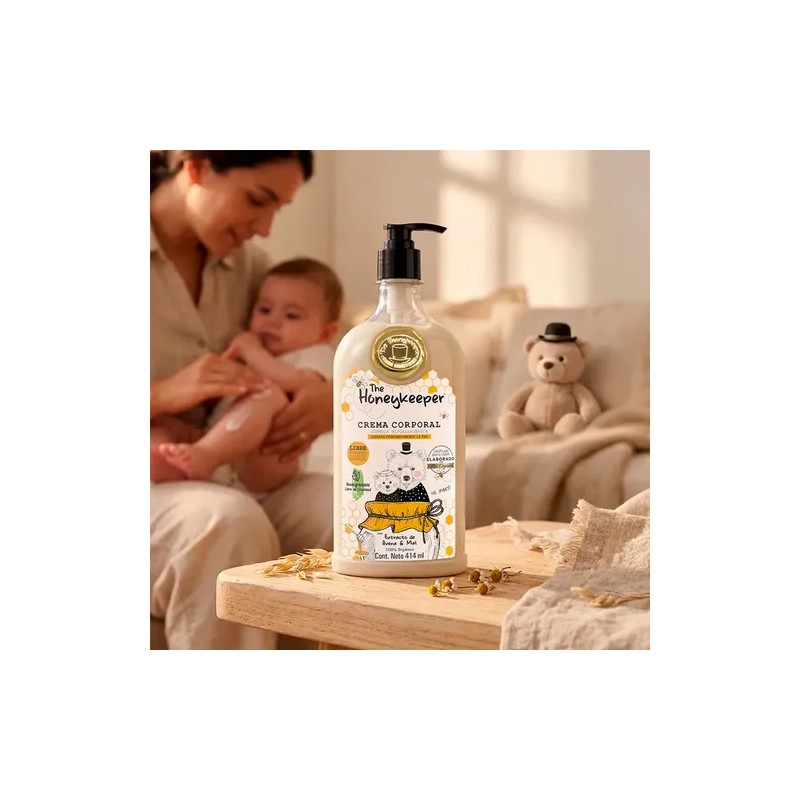 Crema Corporal Kids Avena y miel 414mL The Honeykeeper