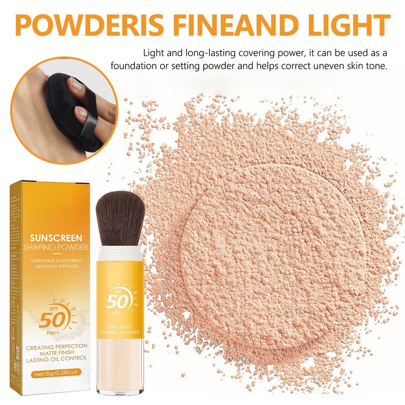Wormeer Powder Scalp Sunscreen, Mineral SPF 50 Scalp SPF Powder