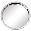 SILBERKANNE Bottle Coaster Bottle Plate Diameter 15 cm Premium Silver