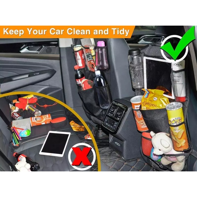 Coolliant Multi-Pockets Front-Back Seat Car Organizer/Stor