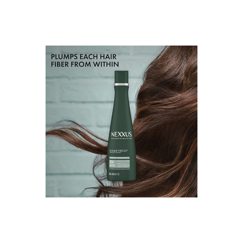 Nexxus Diametress Volume Shampoo for Fine and Flat Hair 13.5