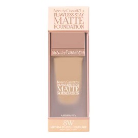 Flawless Stay Matte Foundation Waterproof Beauty Creations Tono 8w