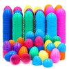 XiXiRan Easter Eggs Plastic Colourful, Easter Eggs Plastic Decoration, Easter