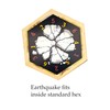 Earthquake Mini Hex Disaster Scenario Replacement Robber compatible with Catan's