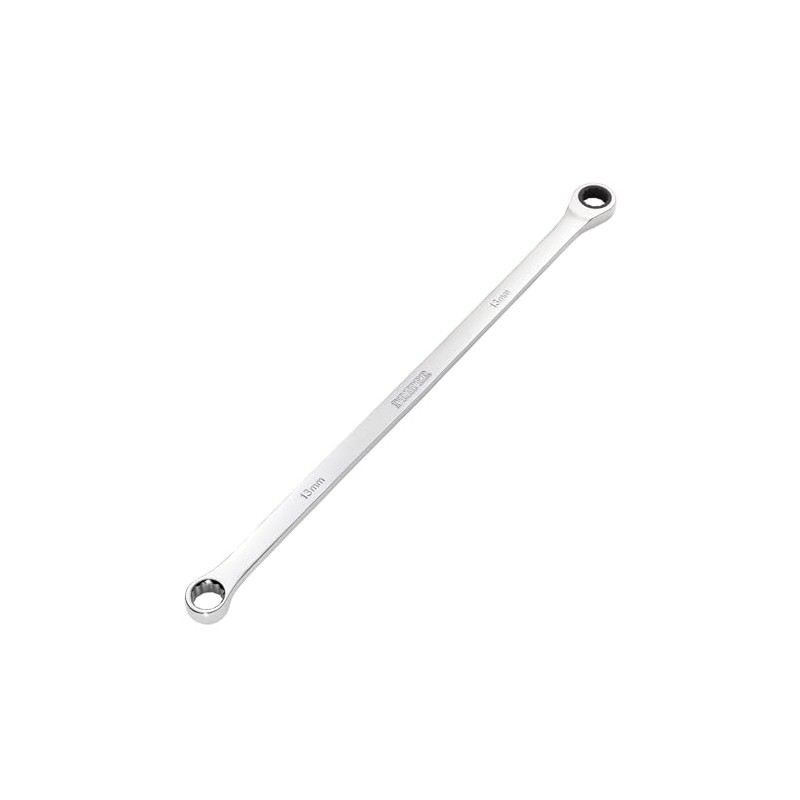 Draper 27769 HI-TORQ Metric Extra-Long Double Ring Ratchet Spanner, 13mm