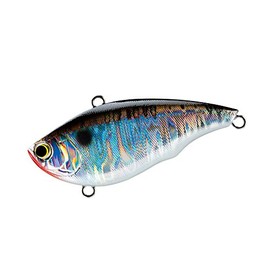 Yo-Zuri R1160-CSBL Rattl'N Vibe Sinking Lure, Black Silver, 5/8 oz.
