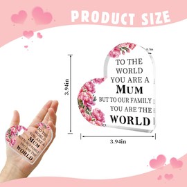 Mum Christmas Gifts, Stocking Fillers for Mum, Gifts for Mum, Valentines Gifts for Mum, Mothers Day Gifts, Mum Birthday Gifts, Mum acrylic plaque, Mummy Gifts, Presents for Mum, Gift for Mother