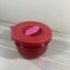 Tupperware Rock N Serve Small Round 1.5 Cups Microwaveable Red