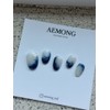 Aemong: Starlight Waves Handmade Nail Tips - Mini Short Square