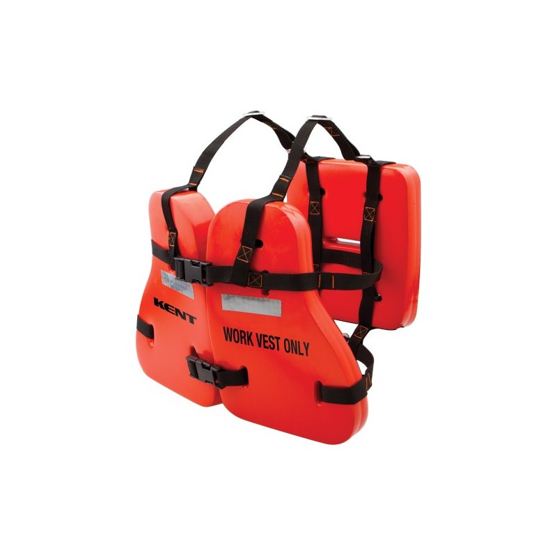 Kent Vinyl Dip Work Vest, Orange, Universal (1 Unit)