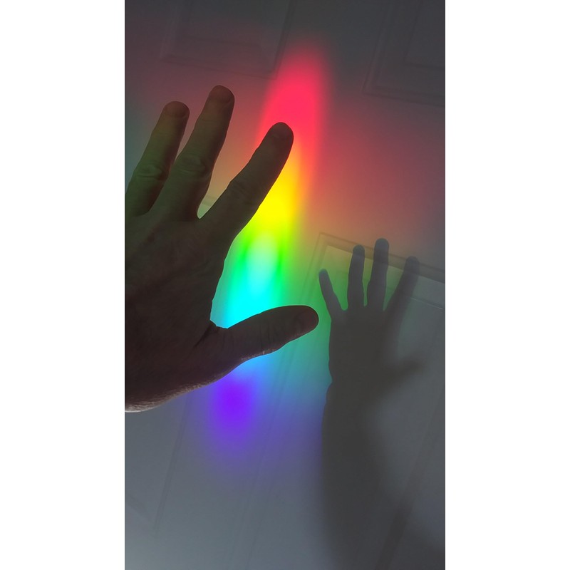 Diffraction Grating Sheet - Do-it-Yourself Sun Catcher - Bring Rainbows