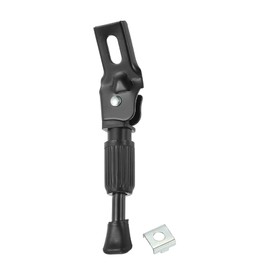 HARFINGTON Back Bike Kickstand for 14 inch Wheel Carbon Steel Bicycle Single-Side Kick Stand with Screw Washer Rear Mount Bikes Support Racks, Black