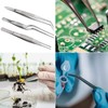 Kitchen Cooking Tweezers Culinary,3 Piece Set Stainless Steel Tweezer Precision