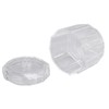 Cotton Swab Holder with Lid Clear Dust Proof Waterproof 3