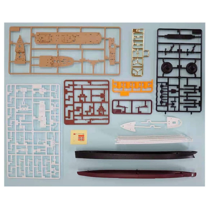 Doyusha KP-TTNC 1/1000 Amazing! Easy Plastic Model R.M.S. Titanic, Color
