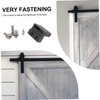 TEHAUX 1Pair Zinc Alloy Barn Door Stopper Sliding Rail Roller