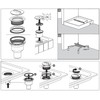 SANIT SHOWER DRAIN 90 MM