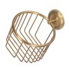 Hollow Out Toilet Paper Holder Antique Rust Proof Wall Mounted