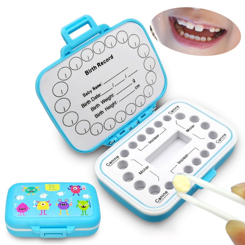 Baby Teeth Keepsake Box for Babies Kids Teeth Storage Box