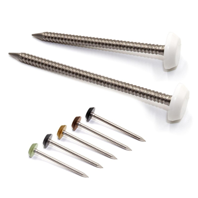 4.8mm Rapierstar StarNail Polymer Headed Nails - 50mm, Anthracite Grey
