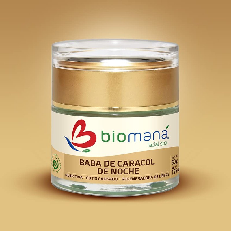 Biomaná Dúo Baba de Caracol, crema de día FPS 50+