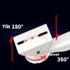 CTXSumTec 305mm/12" Aluminum Alloy CCTV Security Camera Corner Pole Wall