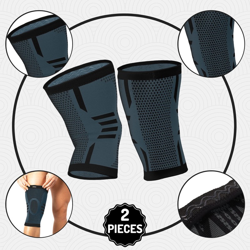 Feel Recovery Pack of 2 Knee Support for Men &