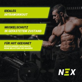 NEX NUTRITION NEX EAA Pulver 450g | Eistee Zitrone | 9 essentielle Aminos?uren & 3g Leucin pro Portion | 100% Vegan, Muskelwachstum & Regeneration | 60 Portionen | 2er Set